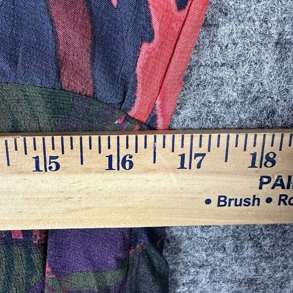 Soft Surroundings Dress Women 8 Red Black Velvet Panel BoHo Maxi Epiphany - Picture 14 of 16